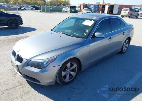 2007 BMW 530I from USA, damaged, VIN WBANE73587CM56681